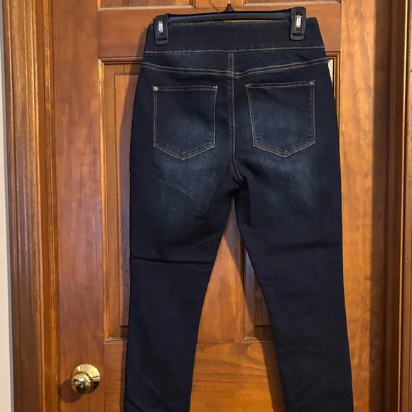 Lincoln Heather Dark Indigo Skinny Jeans - Women - Picture 5 of 9